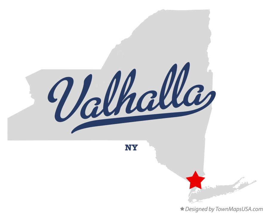 Map of Valhalla New York NY