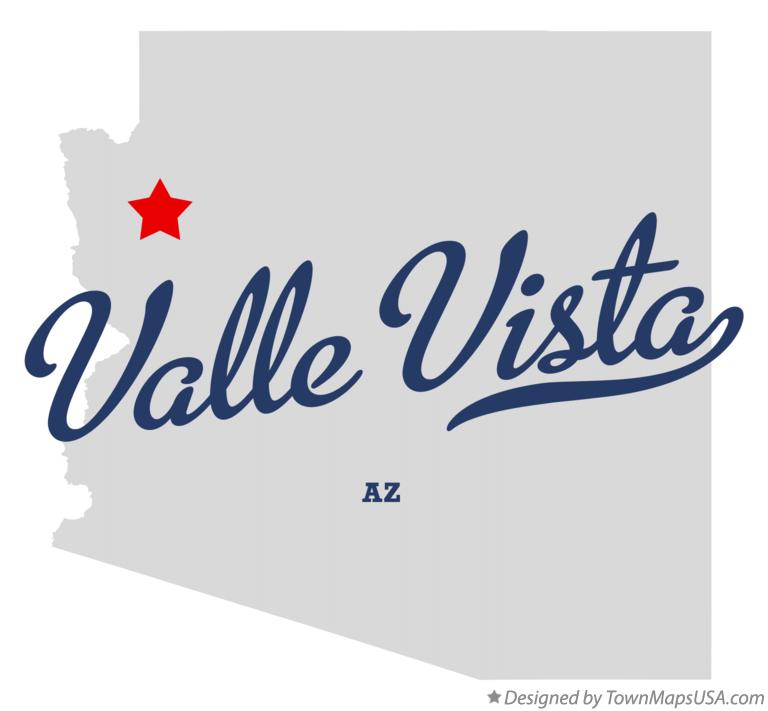 Map of Valle Vista Arizona AZ