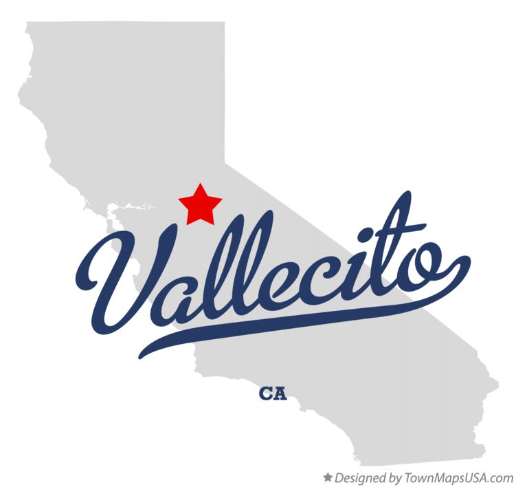 Map of Vallecito California CA