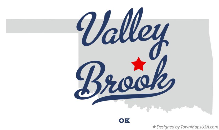 Map of Valley Brook Oklahoma OK