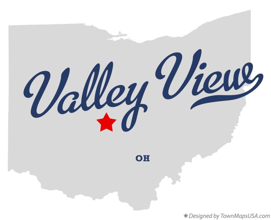 Map of Valley View Ohio OH