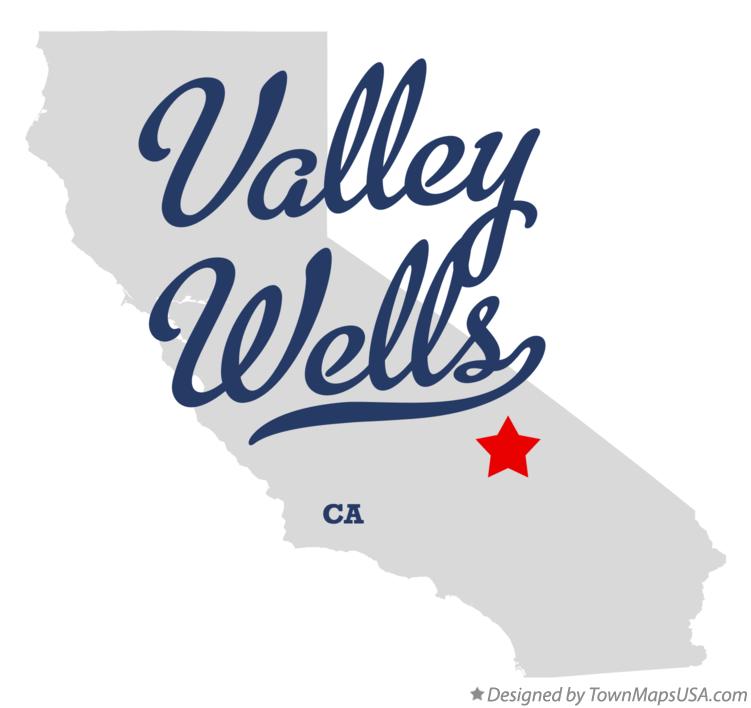 Map of Valley Wells California CA