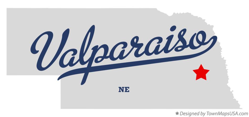 Map of Valparaiso Nebraska NE