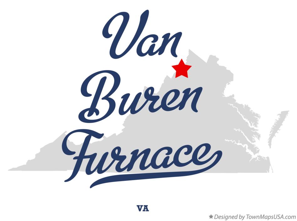 Map of Van Buren Furnace Virginia VA