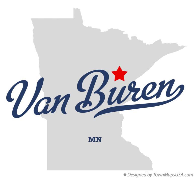 Map of Van Buren Minnesota MN