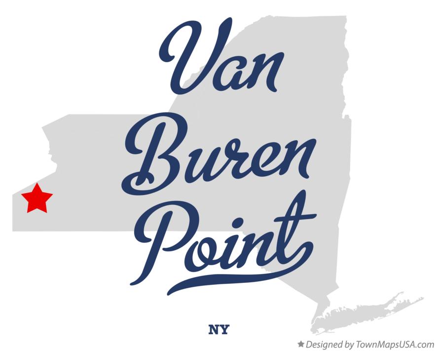 Map of Van Buren Point New York NY