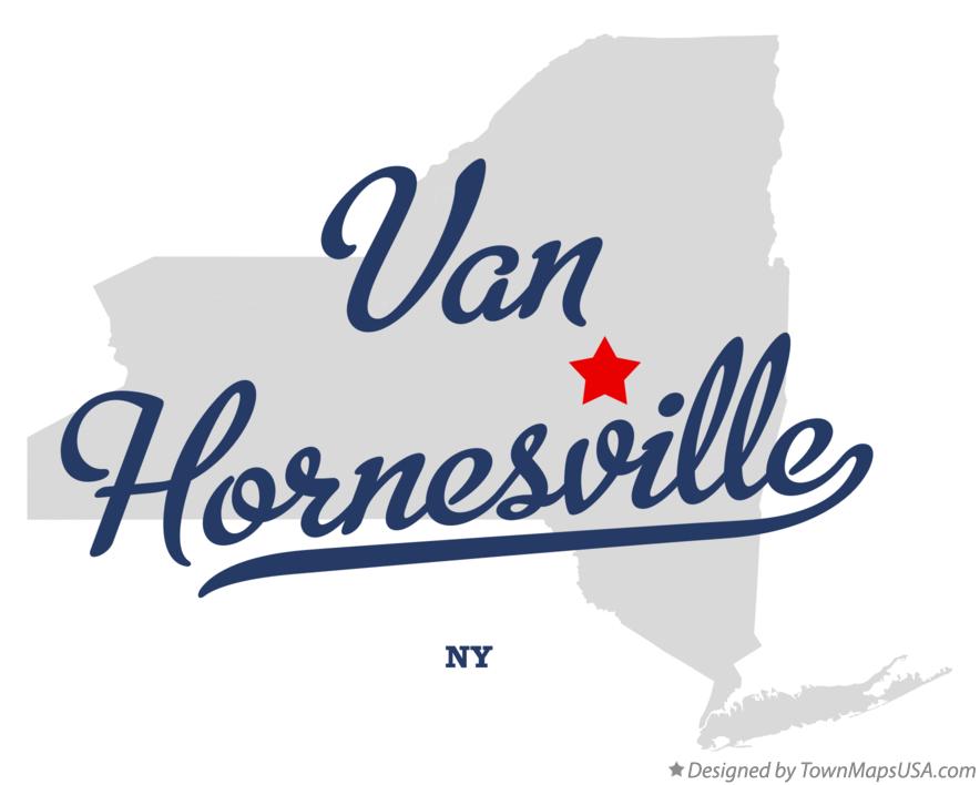 Map of Van Hornesville New York NY