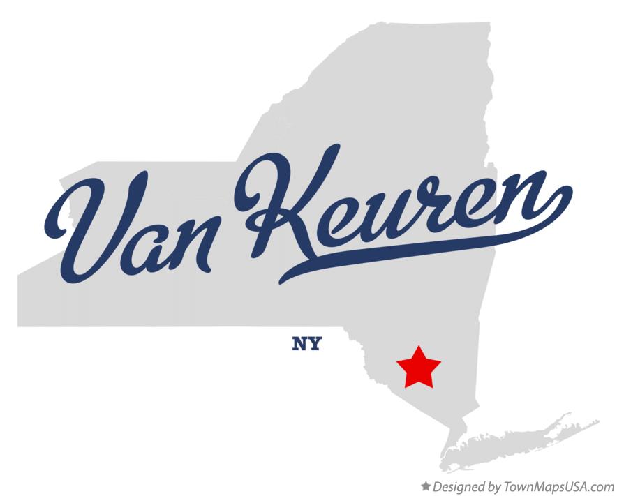 Map of Van Keuren New York NY