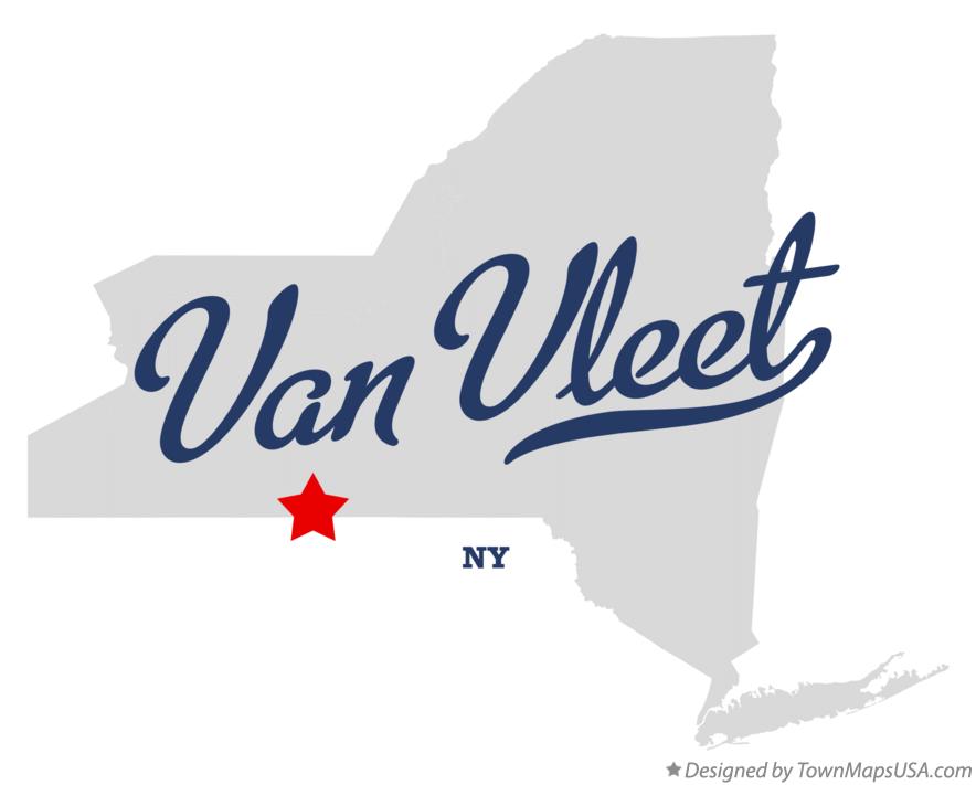 Map of Van Vleet New York NY