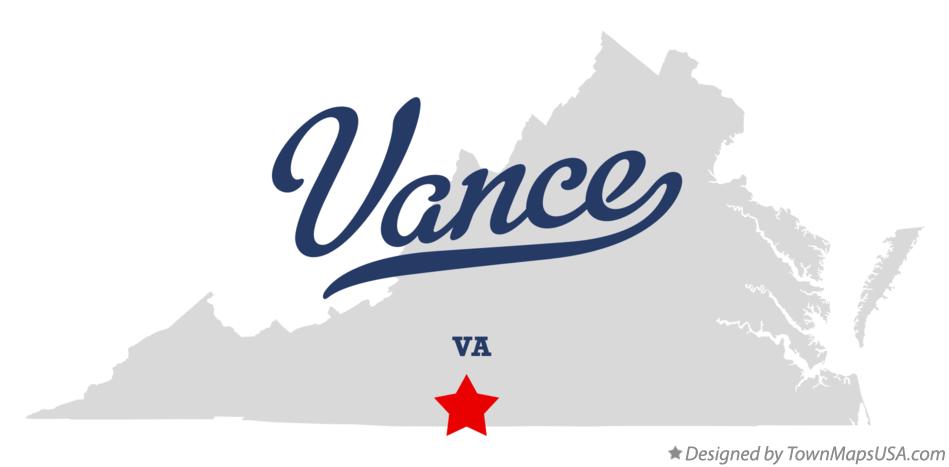 Map of Vance Virginia VA