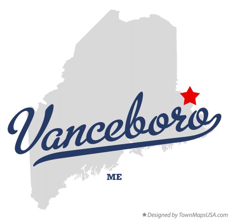 Map of Vanceboro Maine ME