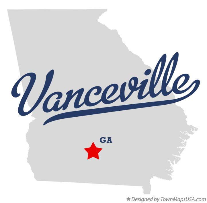 Map of Vanceville Georgia GA