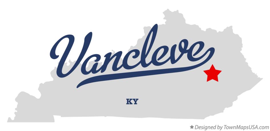 Map of Vancleve Kentucky KY