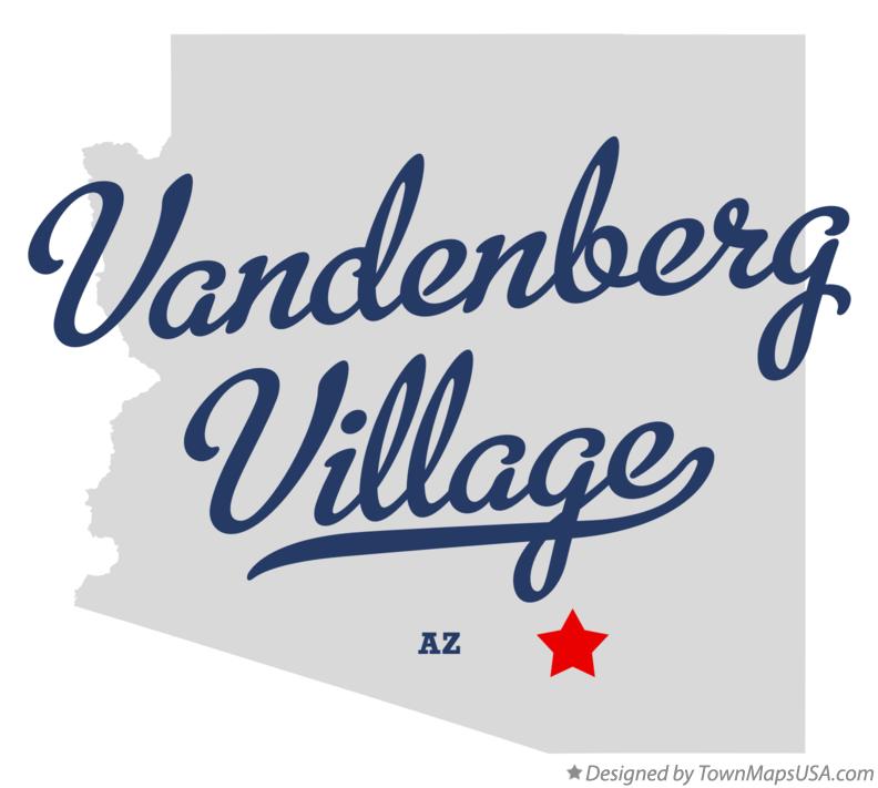 Map of Vandenberg Village Arizona AZ