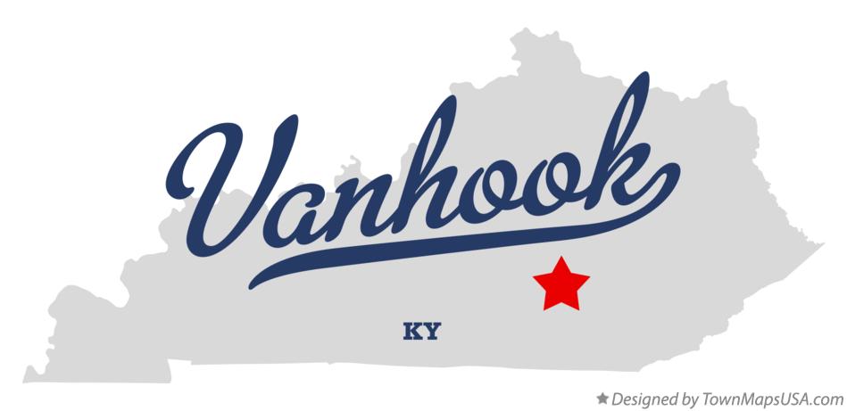Map of Vanhook Kentucky KY