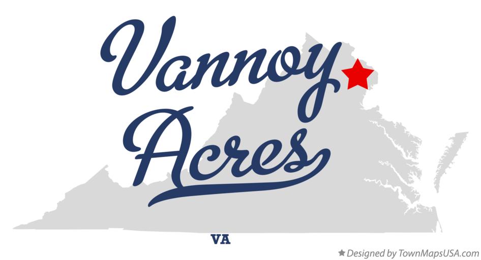 Map of Vannoy Acres Virginia VA