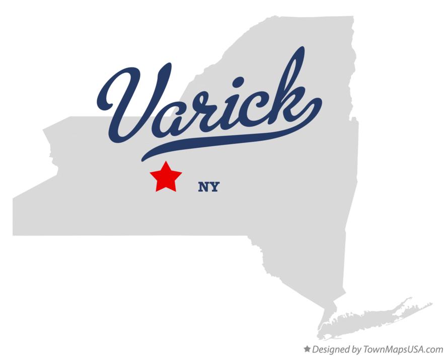 Map of Varick New York NY