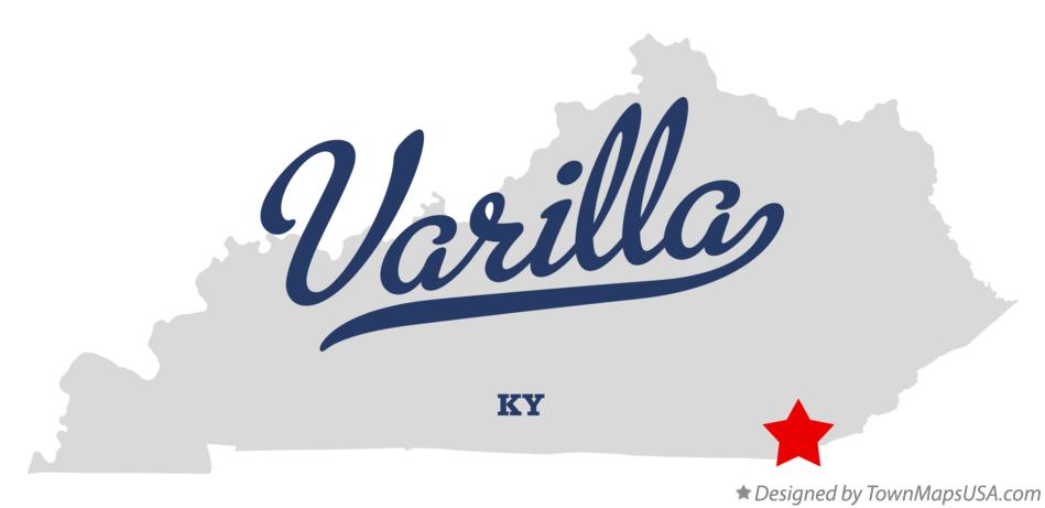 Map of Varilla Kentucky KY