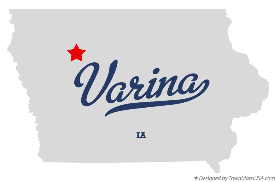 Map of Varina Iowa IA