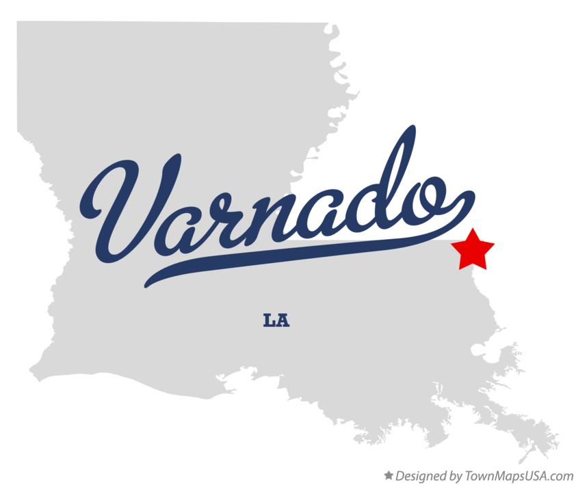 Map of Varnado Louisiana LA