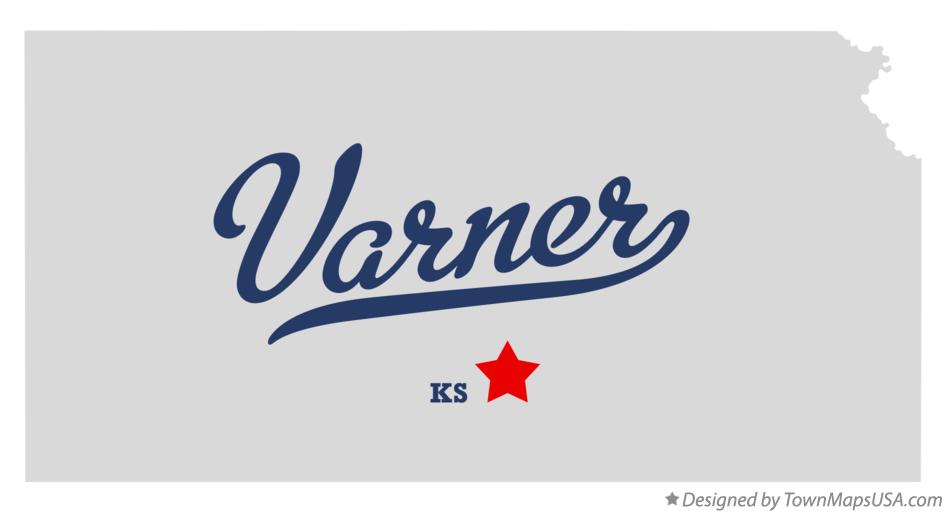 Map of Varner Kansas KS