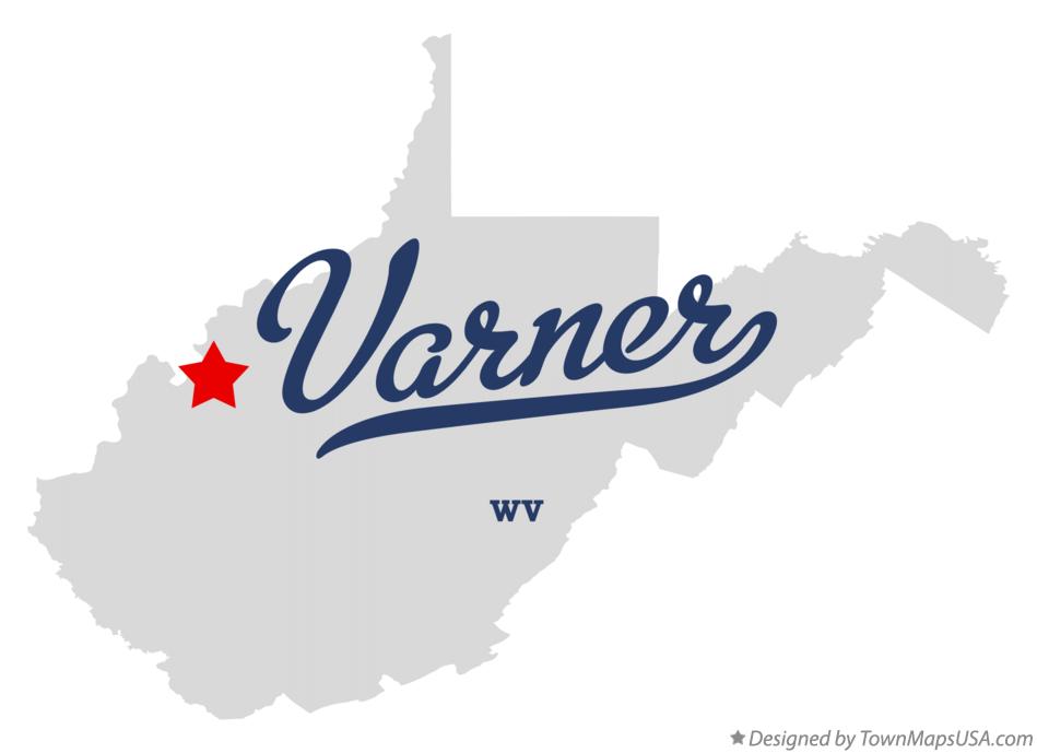 Map of Varner West Virginia WV