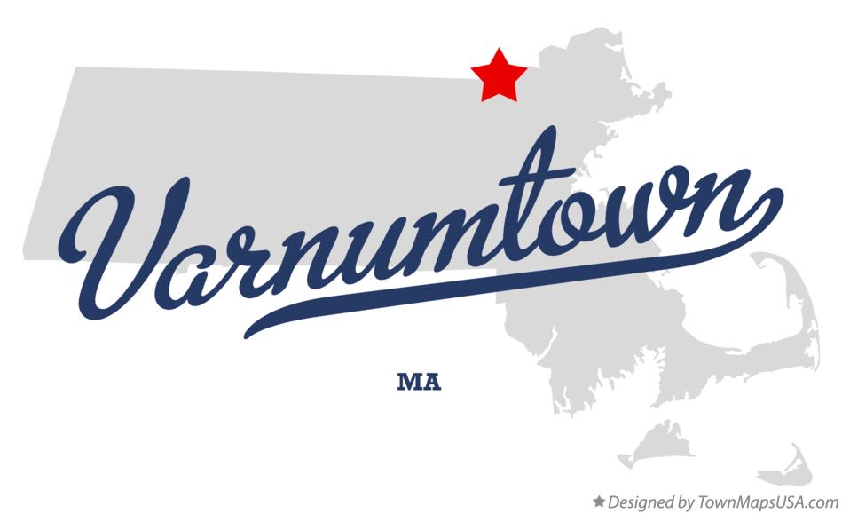 Map of Varnumtown Massachusetts MA