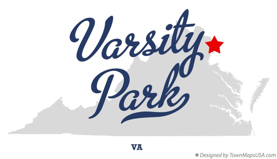 Map of Varsity Park Virginia VA