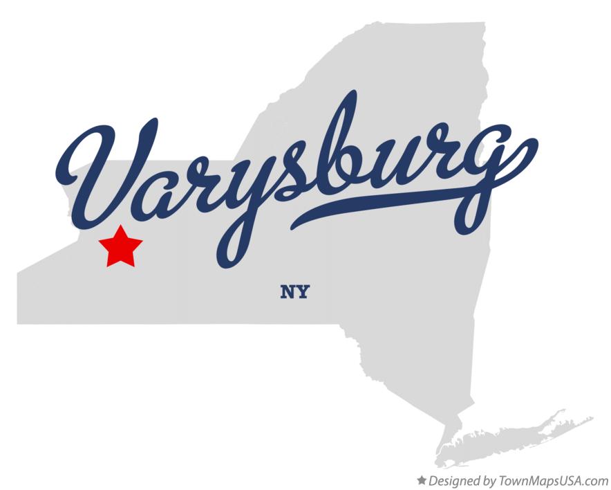 Map of Varysburg New York NY