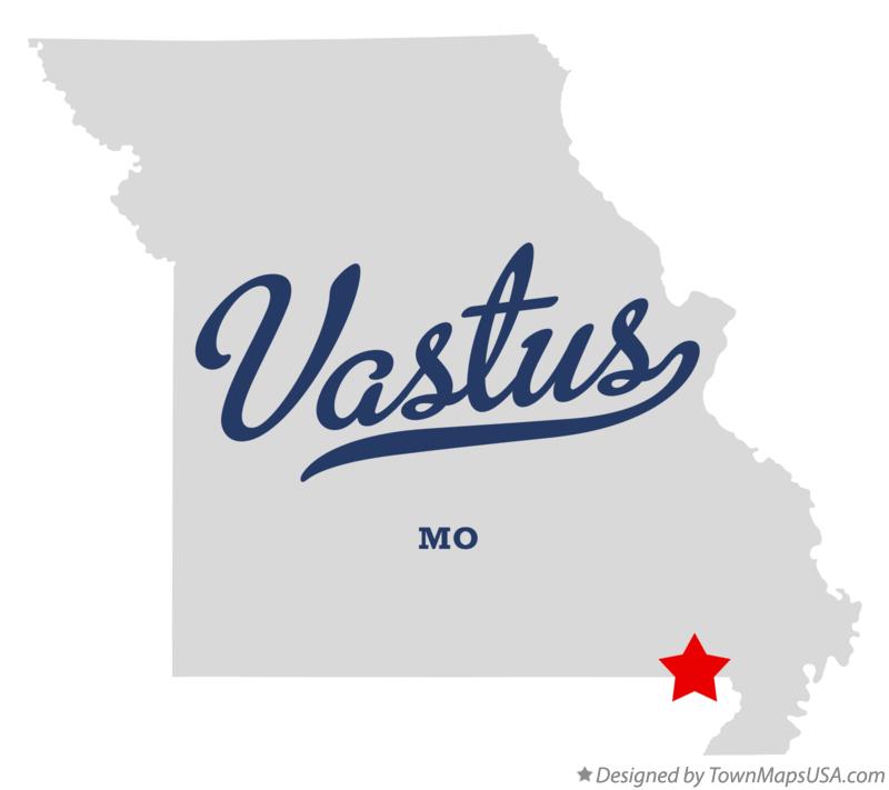 Map of Vastus Missouri MO