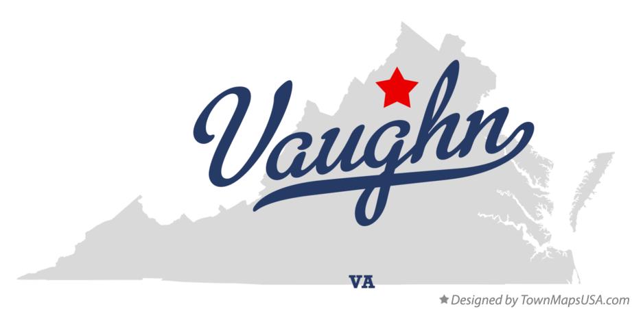 Map of Vaughn Virginia VA