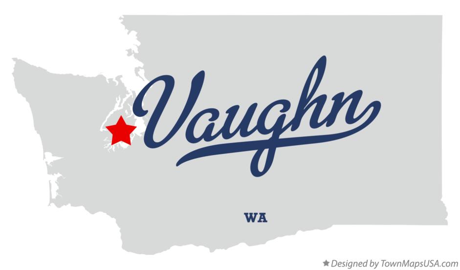 Map of Vaughn Washington WA