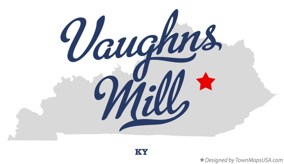 Map of Vaughns Mill Kentucky KY