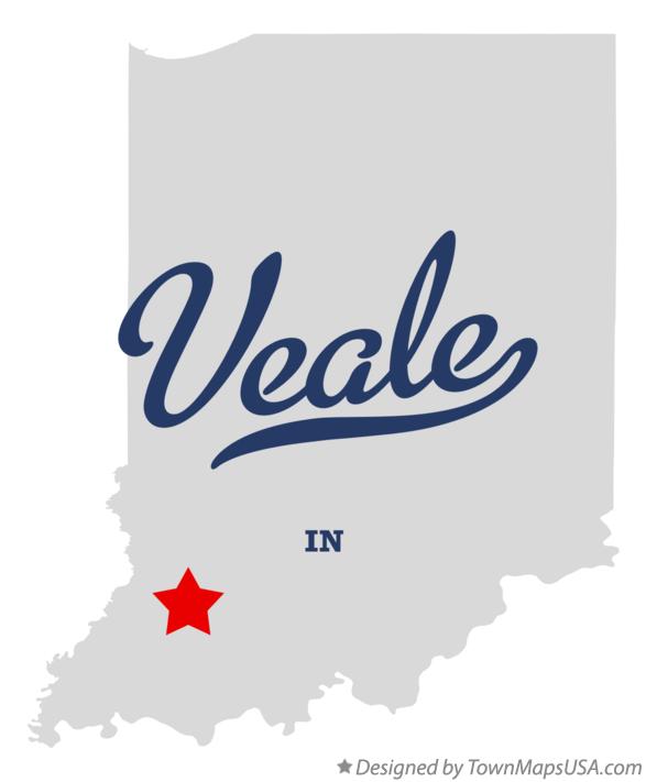 Map of Veale Indiana IN