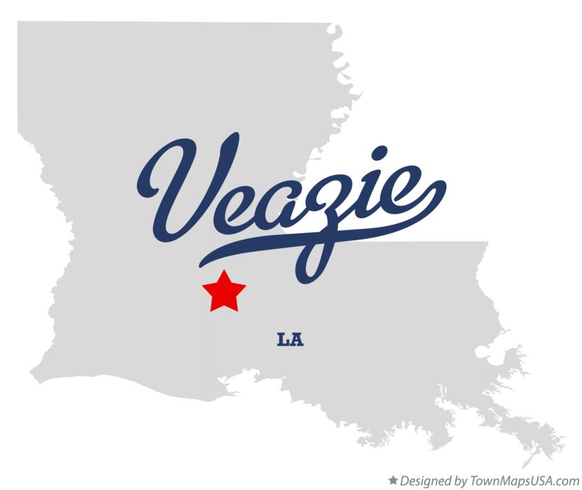 Map of Veazie Louisiana LA