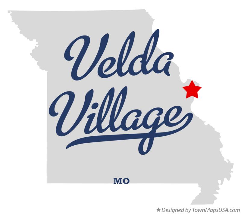 Map of Velda Village Missouri MO