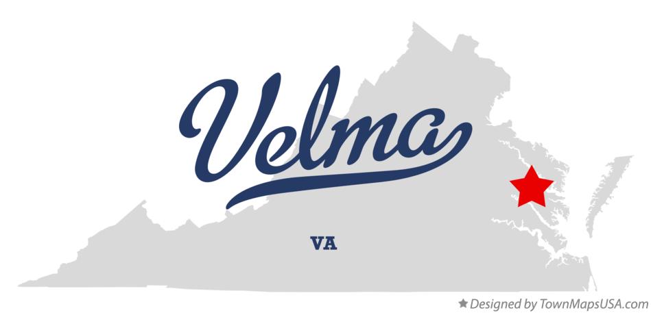 Map of Velma Virginia VA