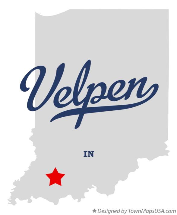 Map of Velpen Indiana IN