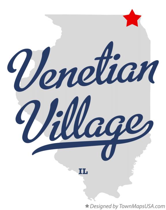 Map of Venetian Village Illinois IL