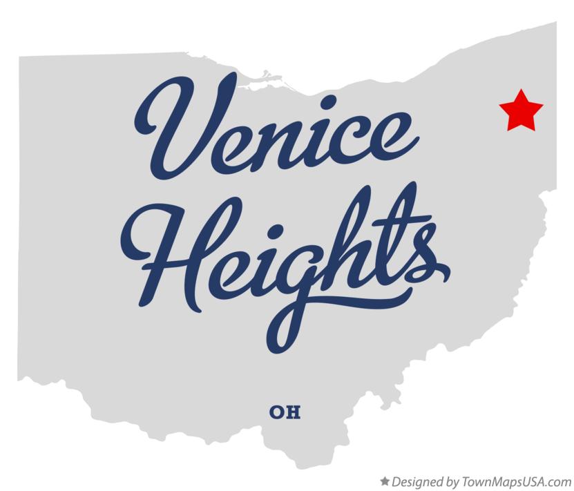 Map of Venice Heights Ohio OH