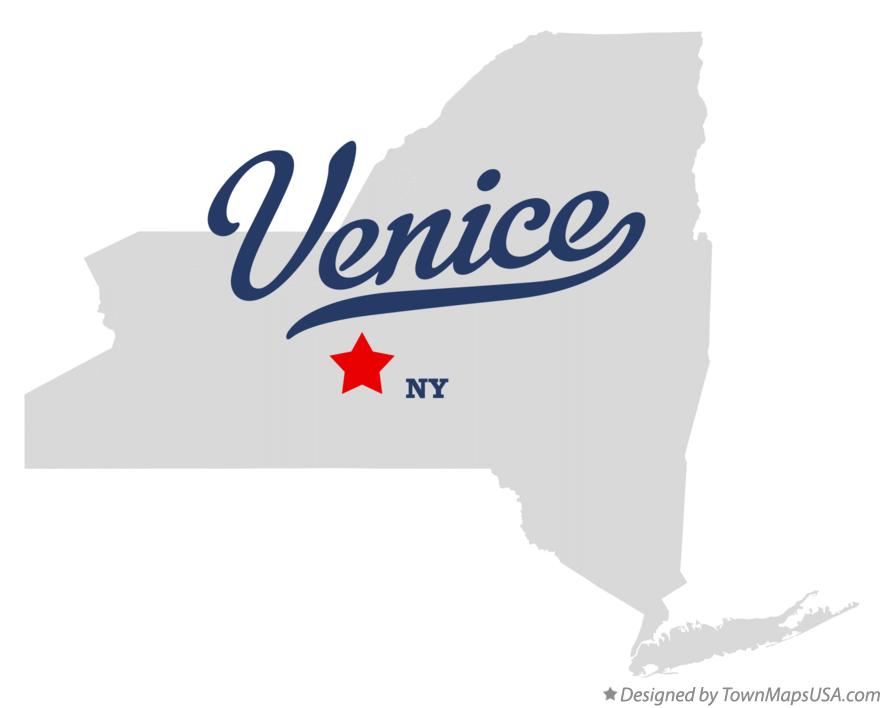 Map of Venice New York NY