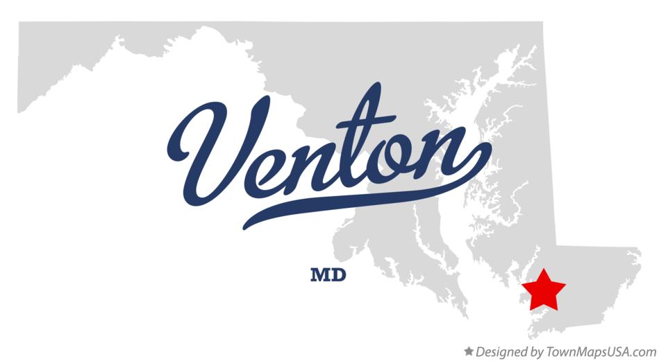 Map of Venton Maryland MD
