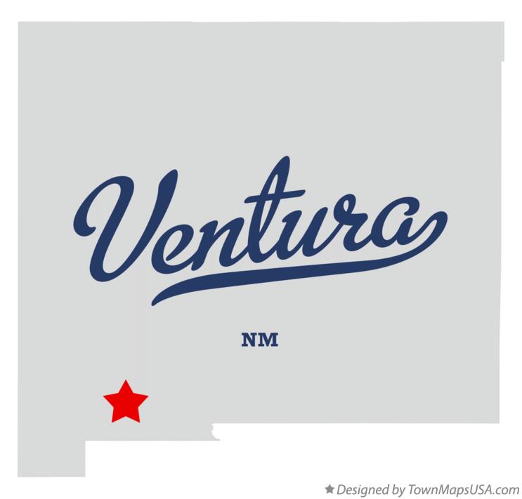 Map of Ventura New Mexico NM