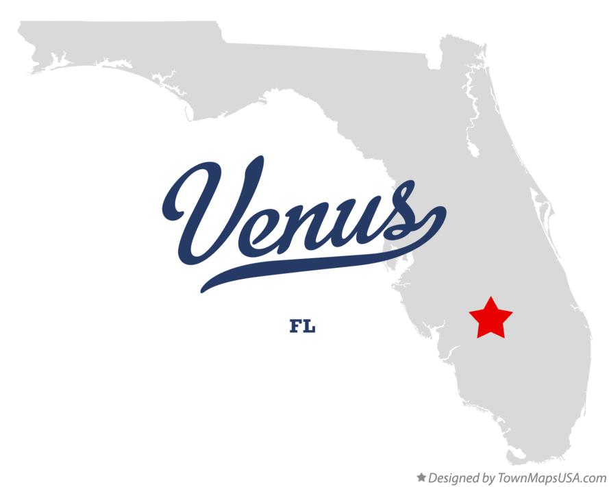 Map of Venus Florida FL