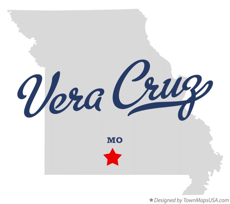 Map of Vera Cruz Missouri MO