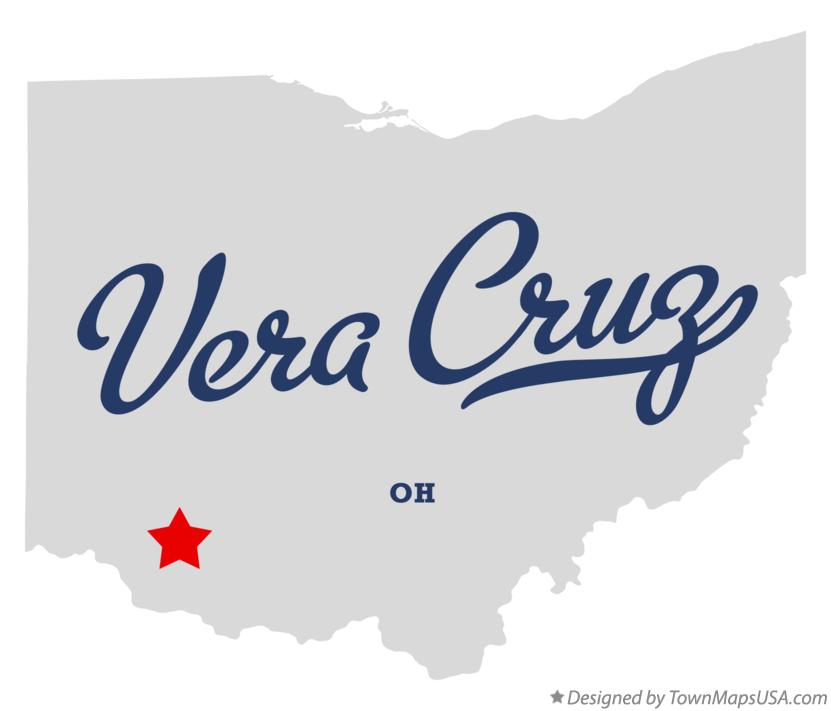 Map of Vera Cruz Ohio OH