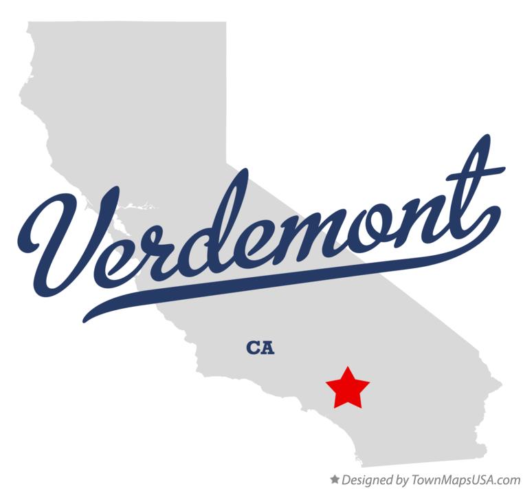 Map of Verdemont California CA