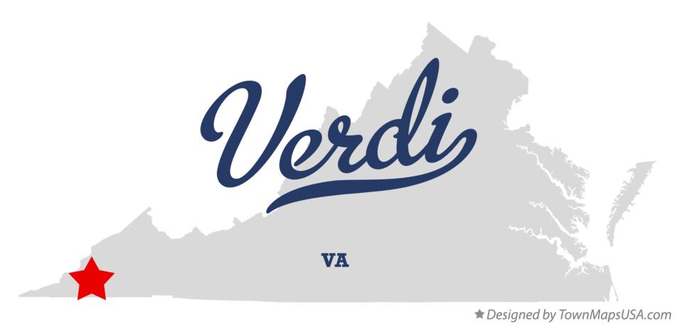 Map of Verdi Virginia VA