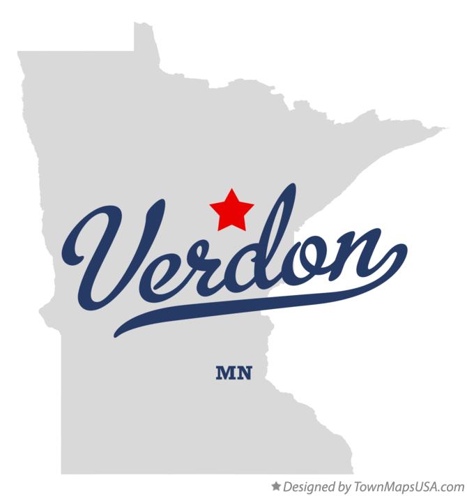 Map of Verdon Minnesota MN
