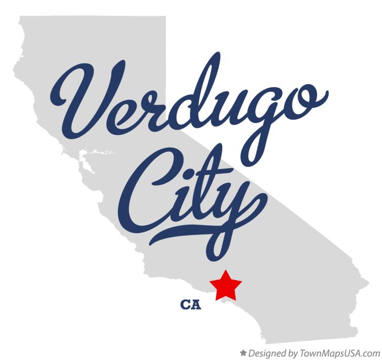 Map of Verdugo City California CA